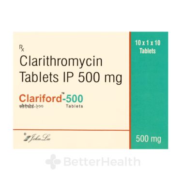 クラリフォード（クラリスロマイシン250mg・500mg） 個人輸入 (Clarithromycin)