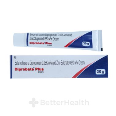 ディプロベートプラスクリーム - ベタメタゾンジプロピオン酸エステル + 硫酸亜鉛（Diprobate Plus Cream - Betamethasone dipropionate + Zinc sulphate）