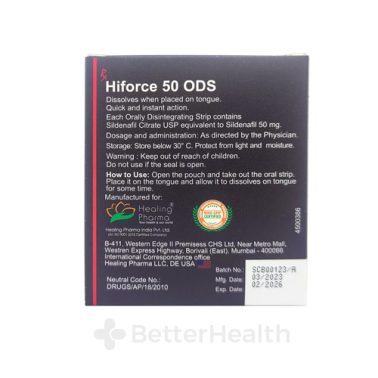 ハイフォースODS - シルデナフィル（Hiforce ODS - Sildenafil）